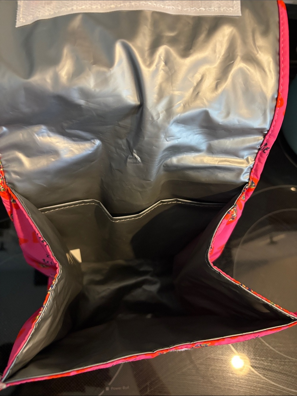 Betsey Johnson Pink Butterfly Lunch Tote - Picture 5 of 7
